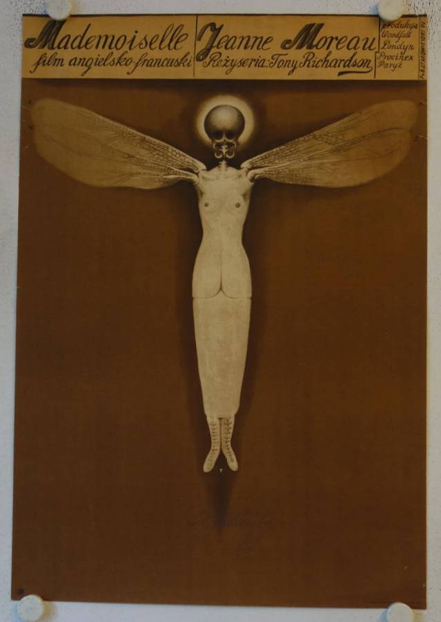Mademoiselle original release polish movie poster